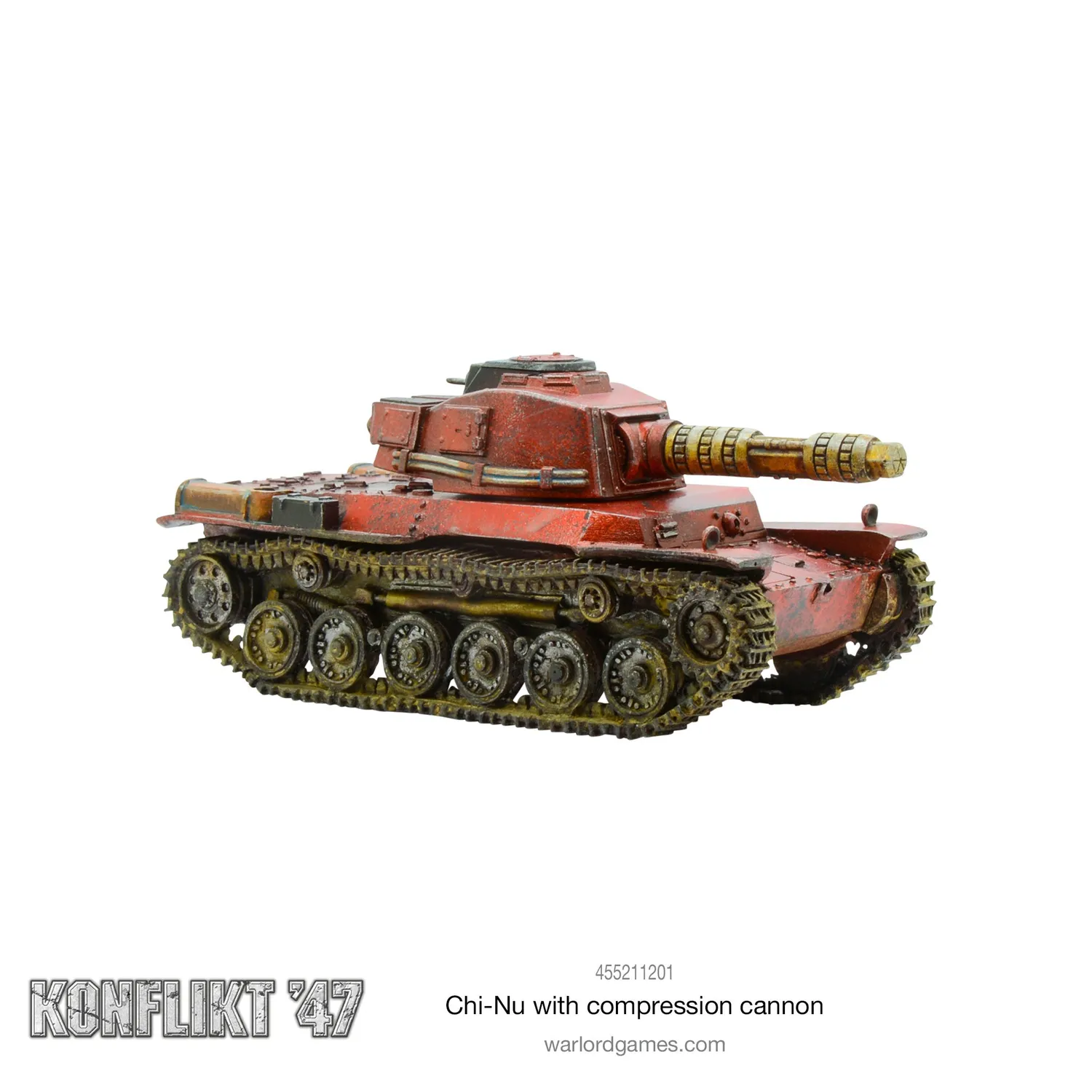 Bolt Action Konflikt '47 Chi-Nu with compression cannon char japonais