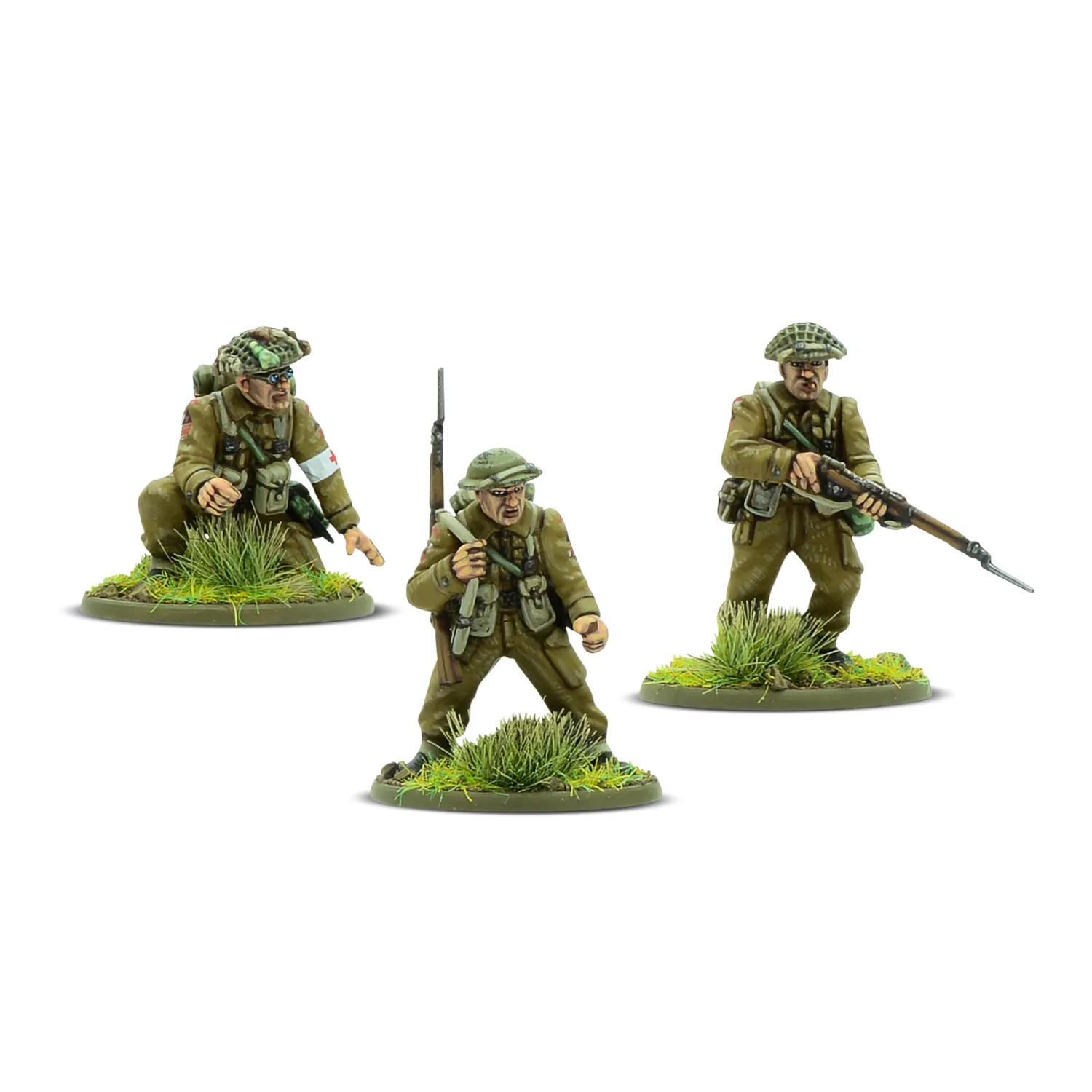 Bolt Action British & Canadian Recce Infantry Platoon figurines + Kangaroo