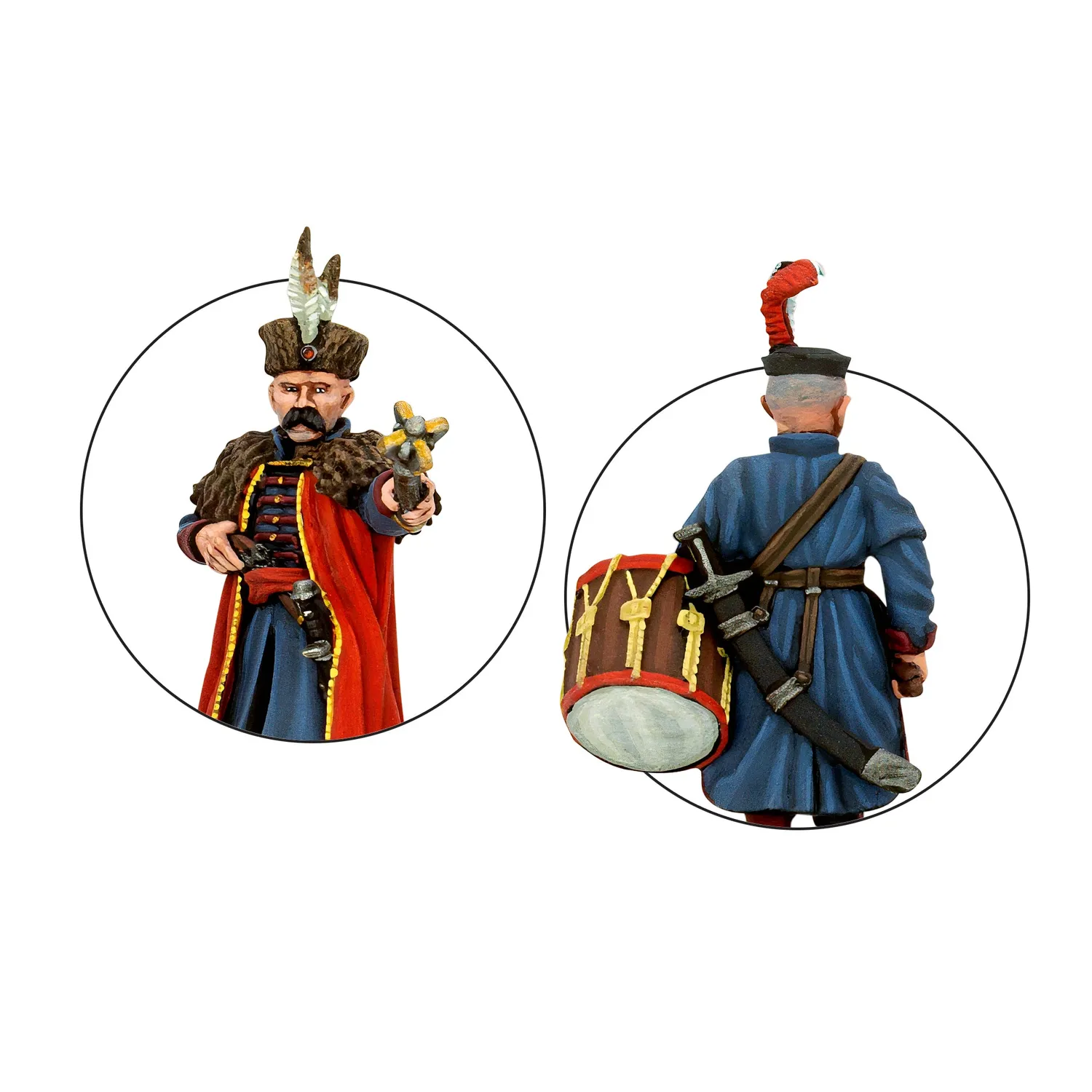 Bolt Action Pike & Shotte Early Hajduks figurines métal 4 pièces