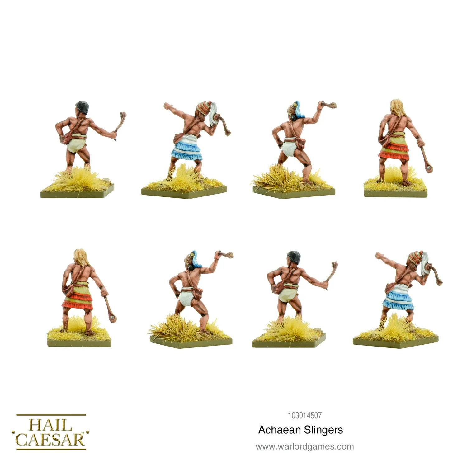 Warlord Games Hail Caesar Achéens frondeurs 8 figurines