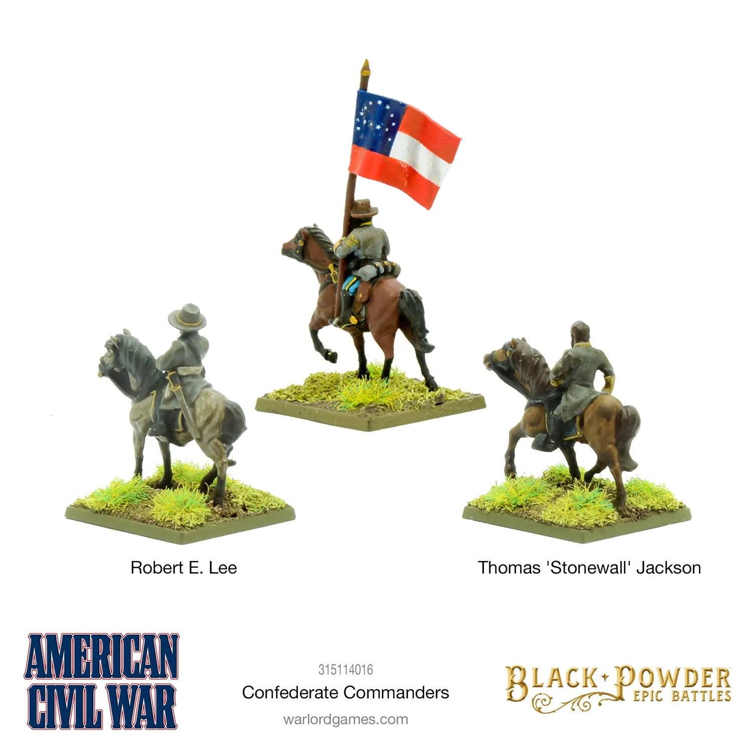 Bolt Action Epic Battles American Civil War Confederate Command métal
