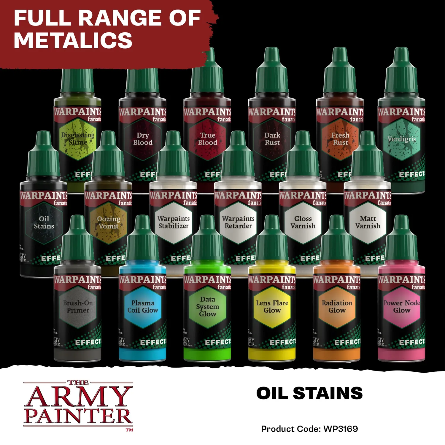 Army Painter Warpaints Fanatic Oil Stains peinture effet 18ml