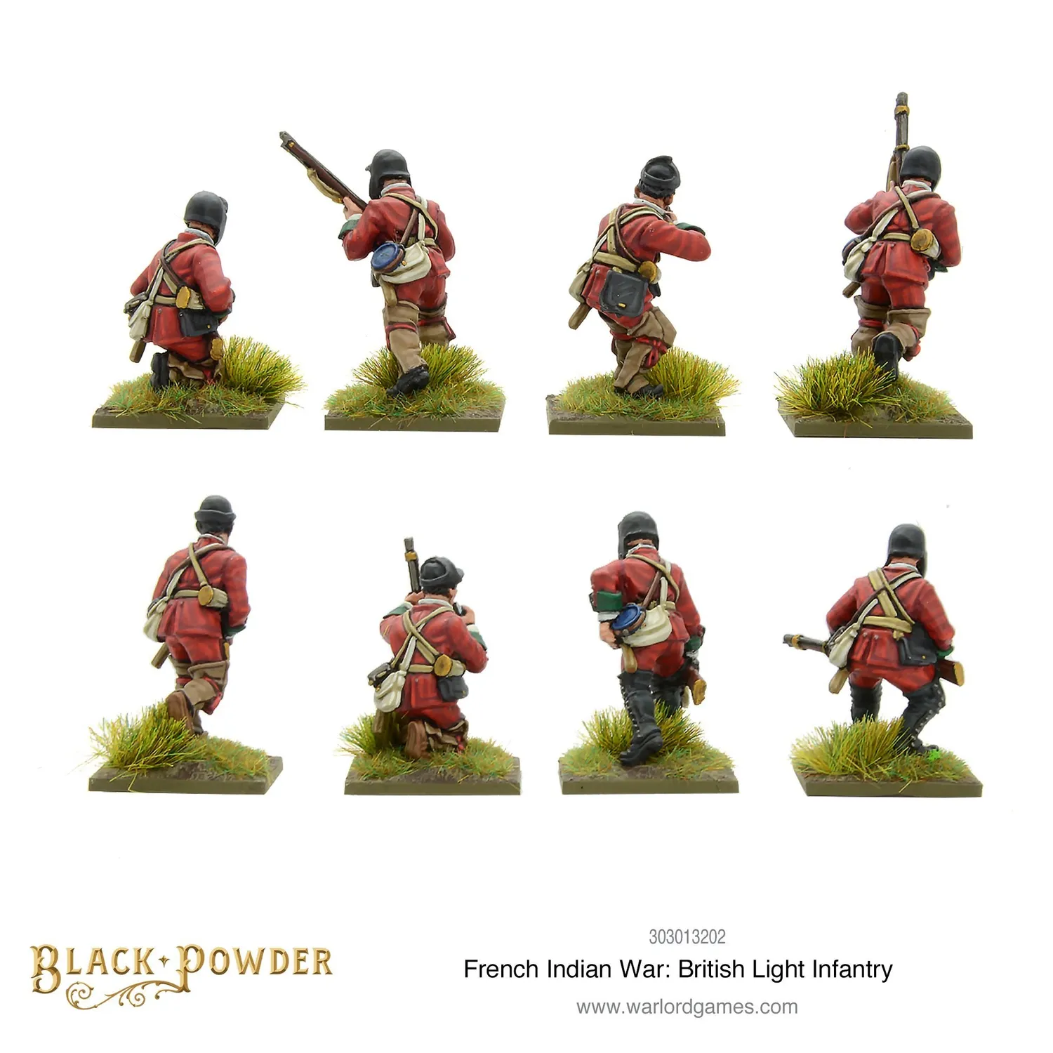 Bolt Action Black Powder British Light Infantry figurines