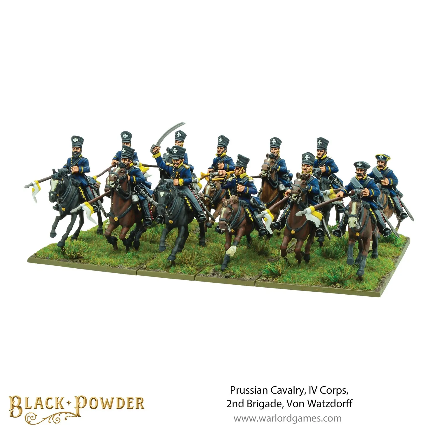 Warlord Games Black Powder Prussian Cavalry IV Corps 2nd Brigade Von Watzdorff figurines