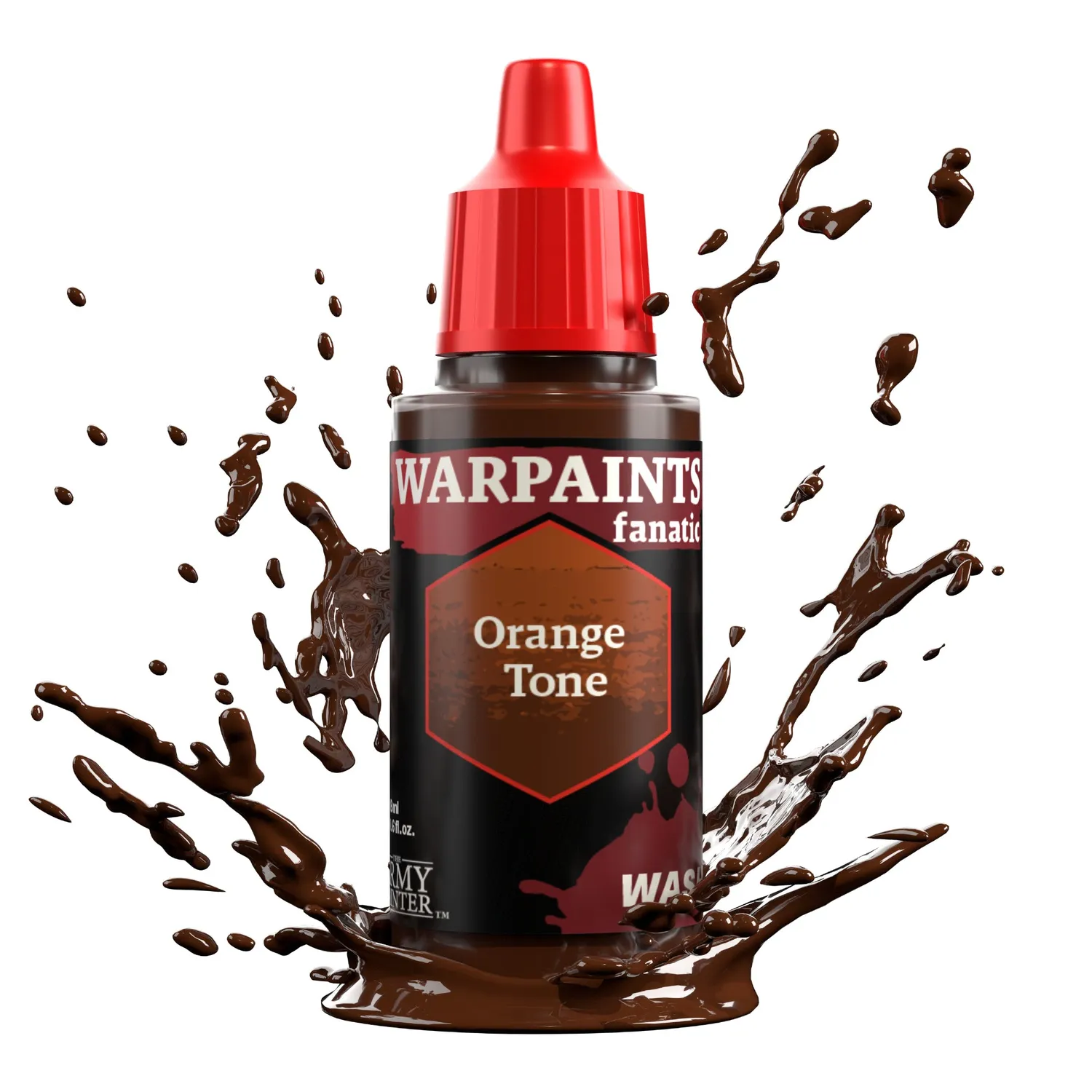 Bolt Action Warpaints Fanatic Wash Orange Tone peinture lavis 18 ml