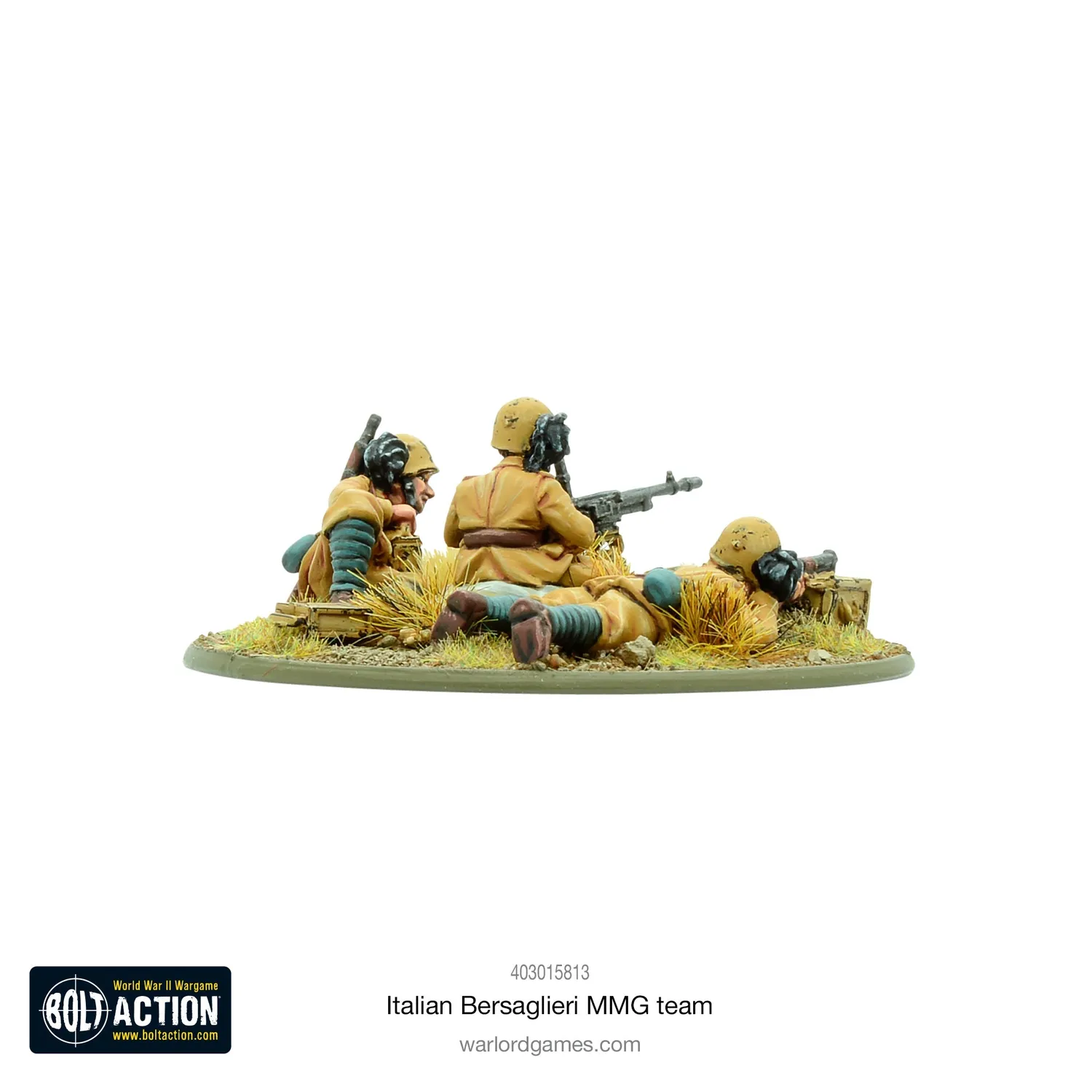 Bolt Action Italian Bersaglieri MMG team équipe MMG italienne métal