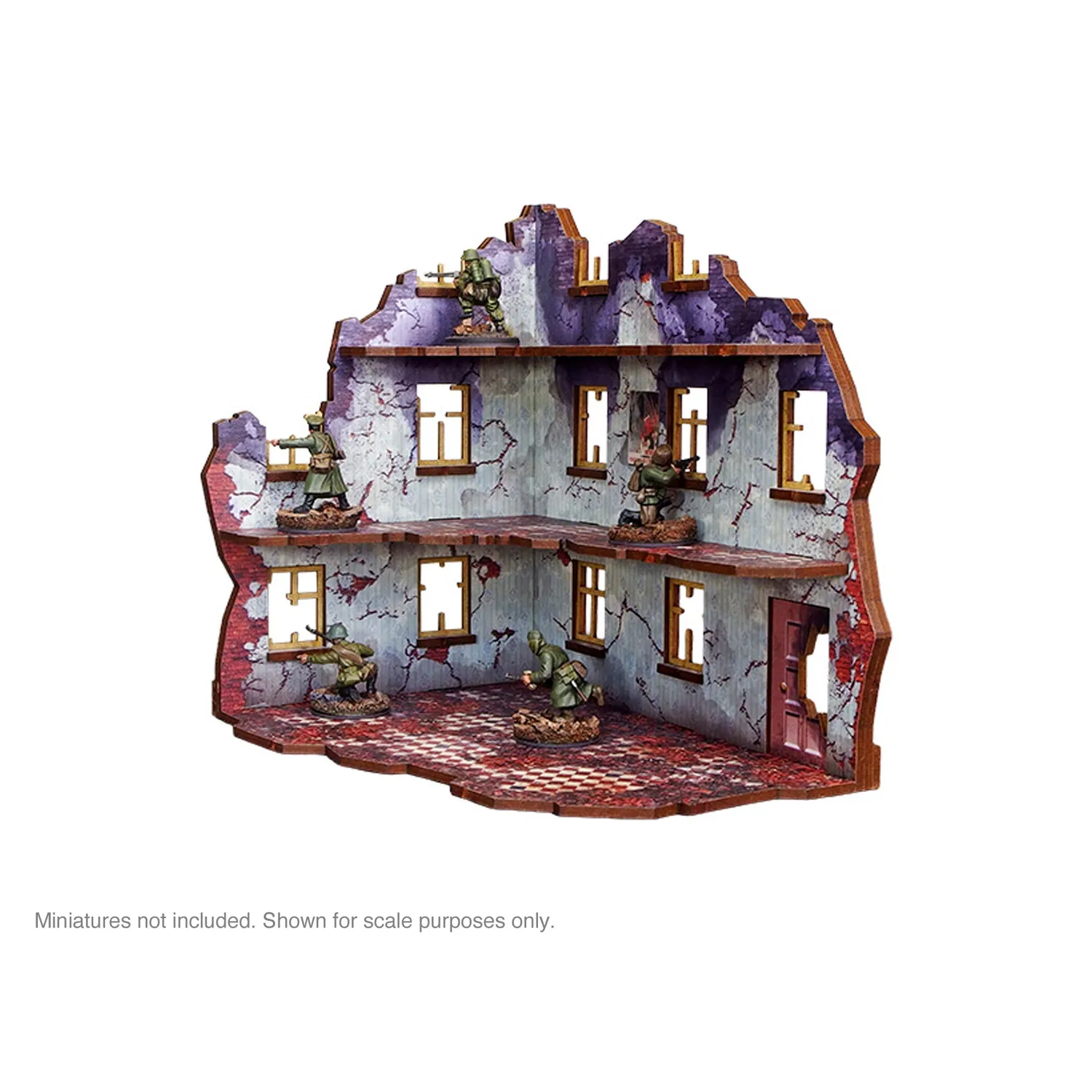 Bolt Action Pre-Painted WW2 Ostfront Stalingrad Univermag Left décor prépeint