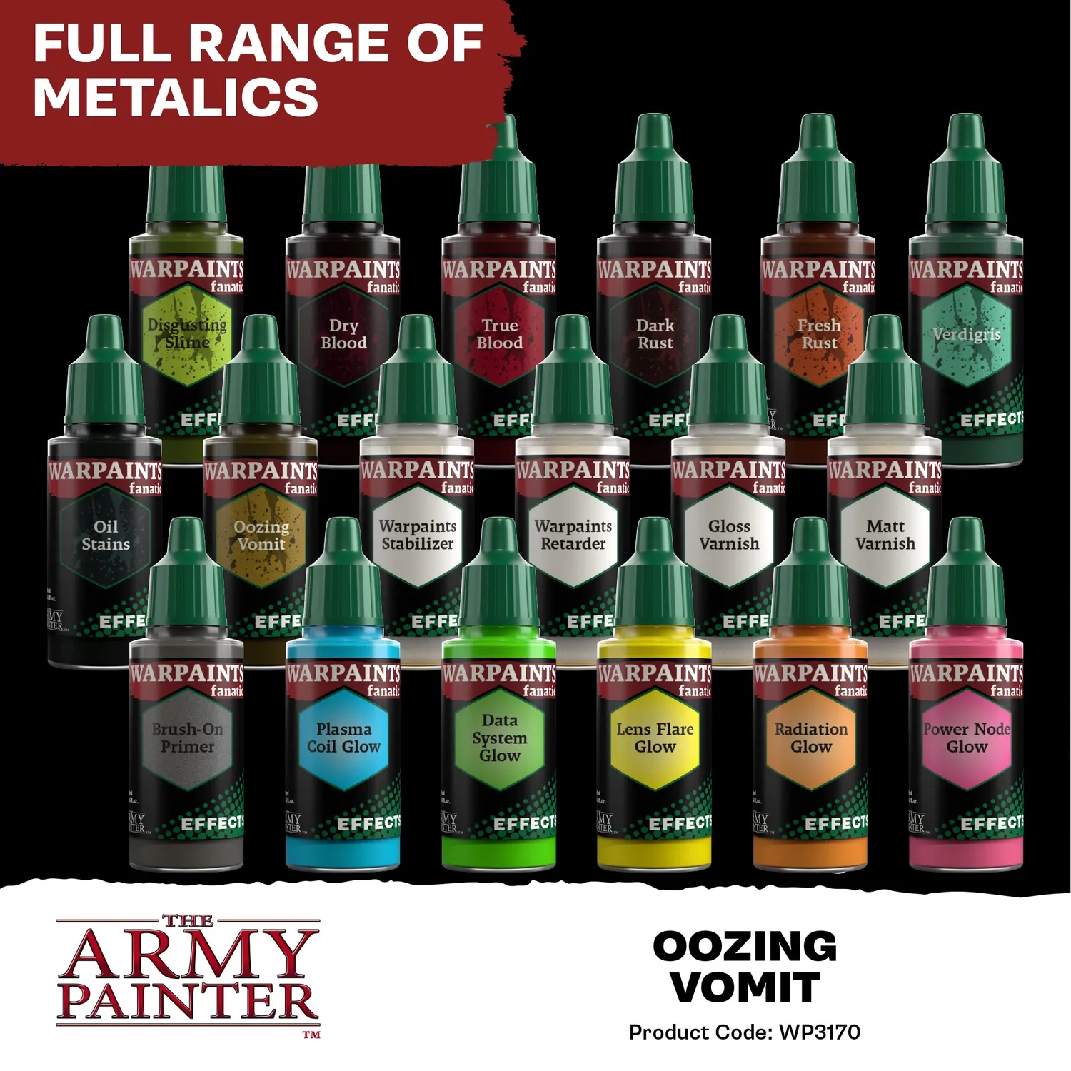 Army Painter Warpaints Fanatic Effects Oozing Vomit effet 18 ml