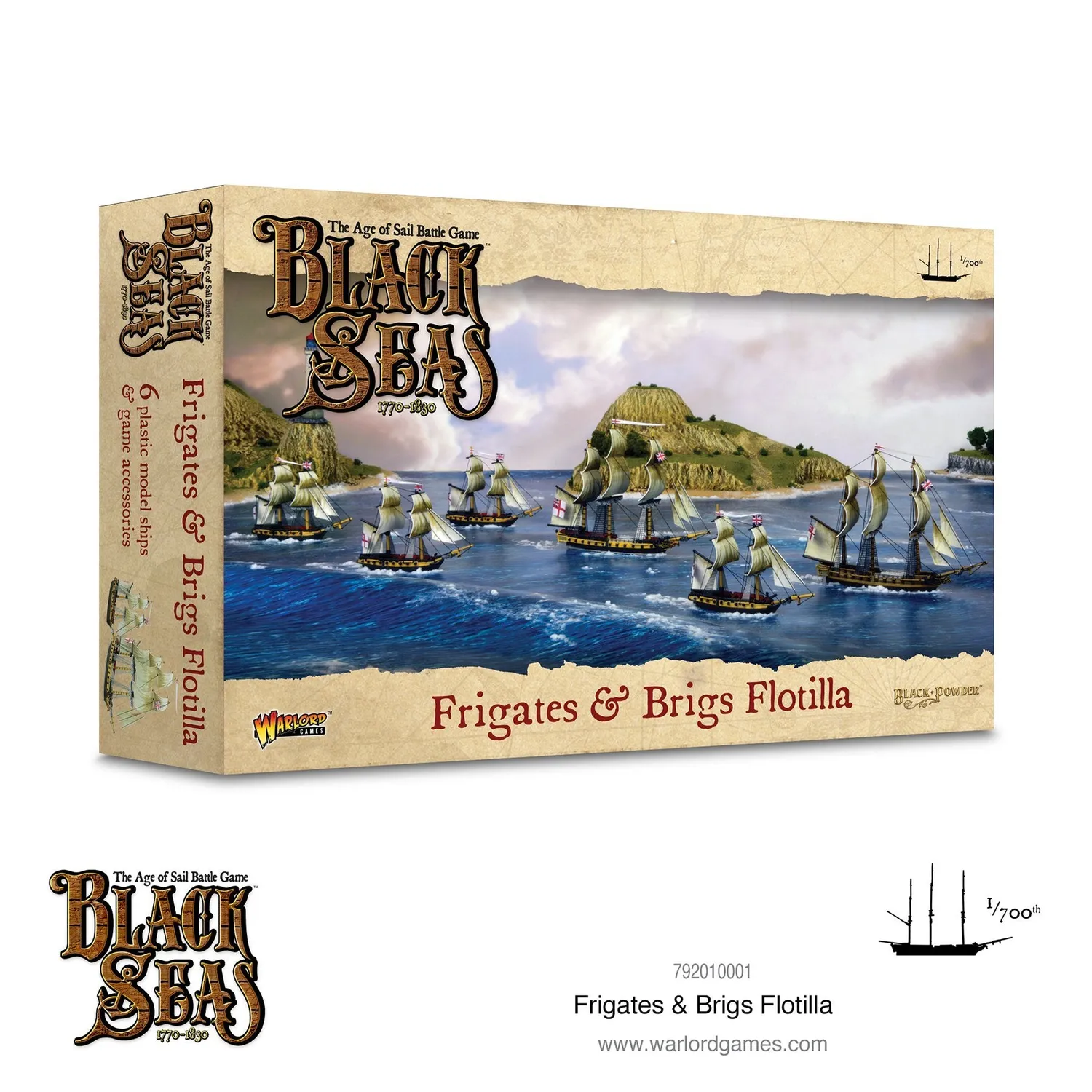 Black Seas Frigates & Brigs Flottille navires plastique