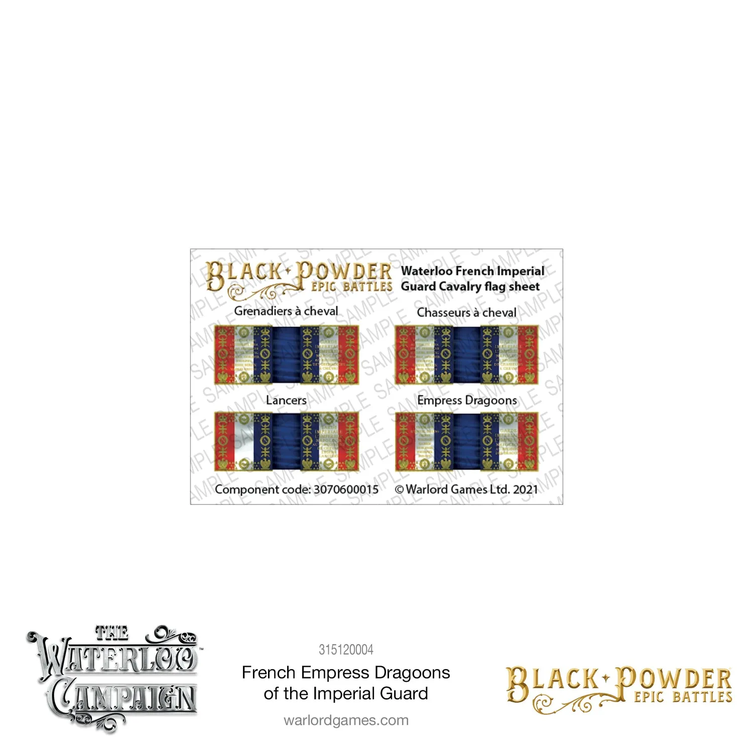 Black Powder Epic Waterloo Dragons Impératrice résine