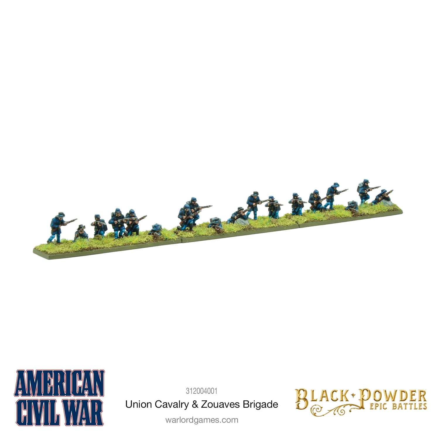 Bolt Action Black Powder Epic Battles American Civil War Union Cavalry & Zouaves Brigade figurines