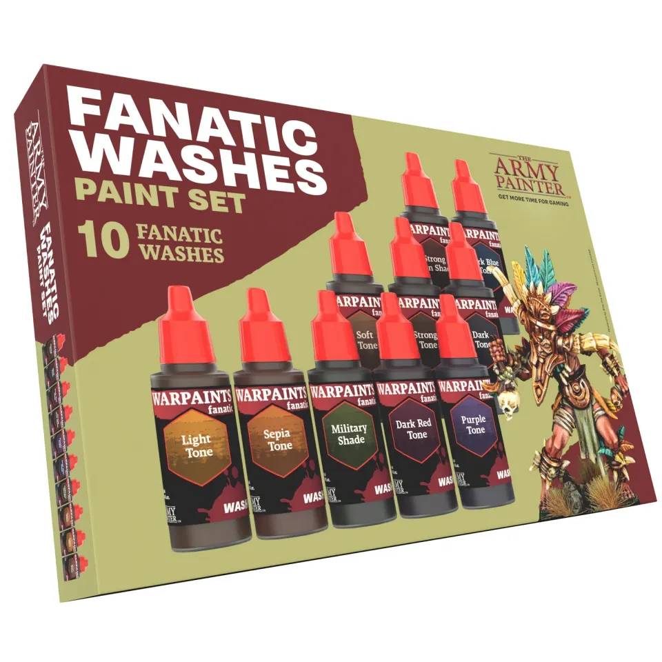 Army Painter Warpaints Fanatic set 10 lavis peinture