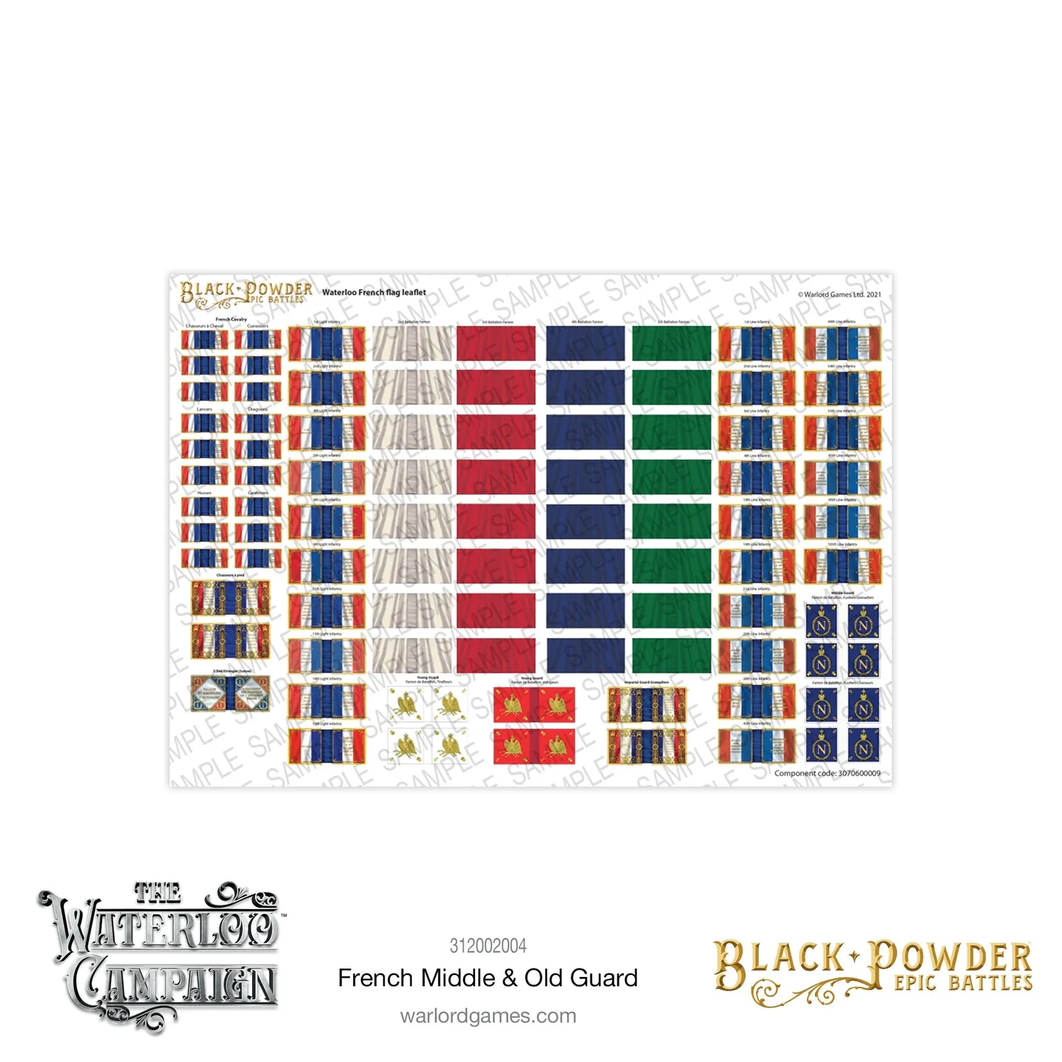 Black Powder Epic Battles French Middle & Old Guard figurines plastique