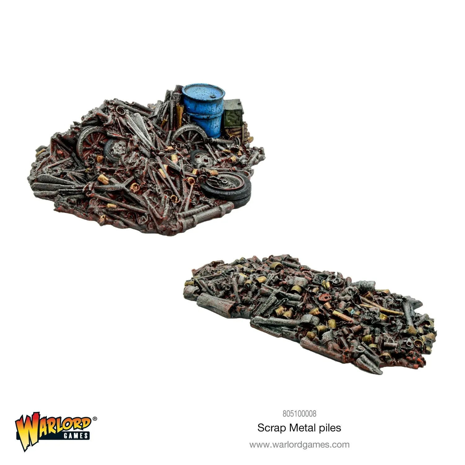 Warlord Games Judge Dredd Scrap Metal Piles décor résine