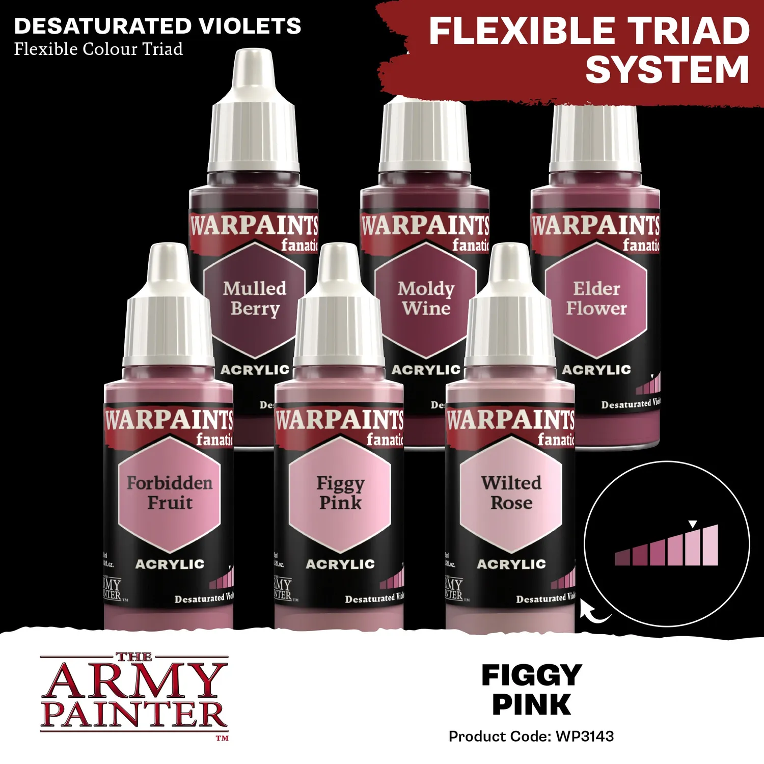 Army Painter Warpaints Fanatic Figgy Pink peinture 18ml