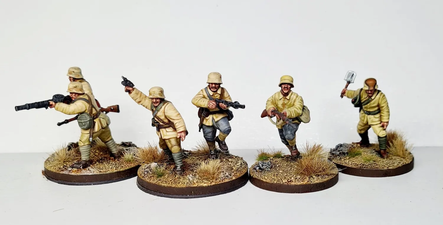 Des Tranchées aux Barricades Hücum Kıtası figurines ottomanes 28mm x16