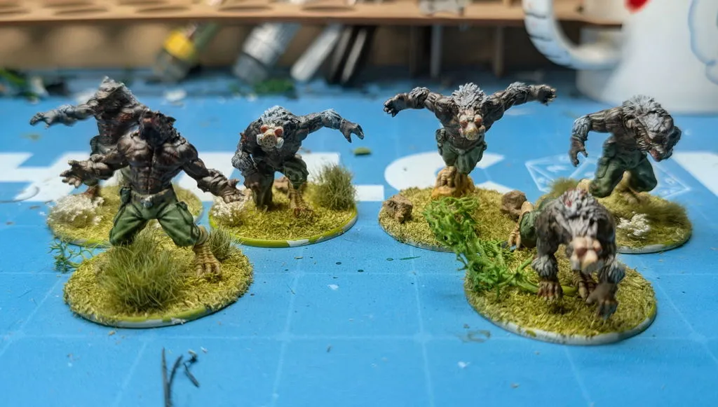 Bolt Action Konflikt ’47 Schreckwulfen figurines métal 6 pièces