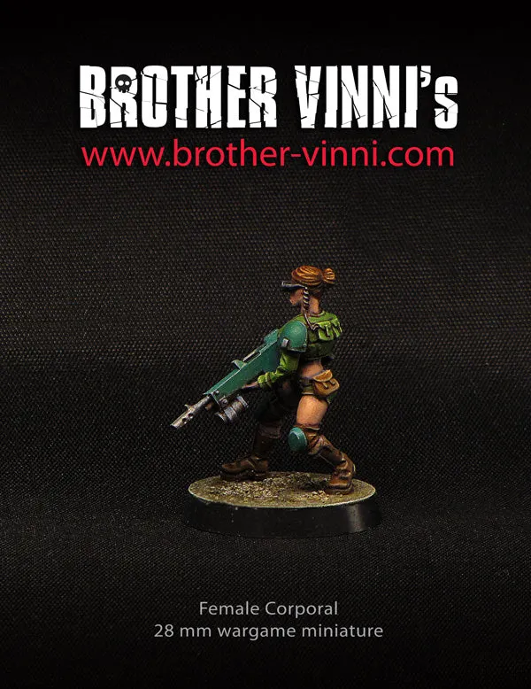 Brother Vinni Corporal Guard figurine résine 28mm garde