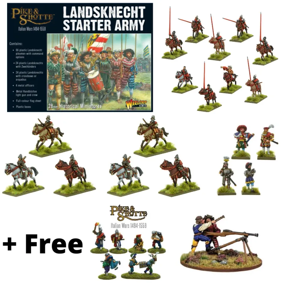 Pike & Shotte Get Started Landsknechts coffret figurines guerre
