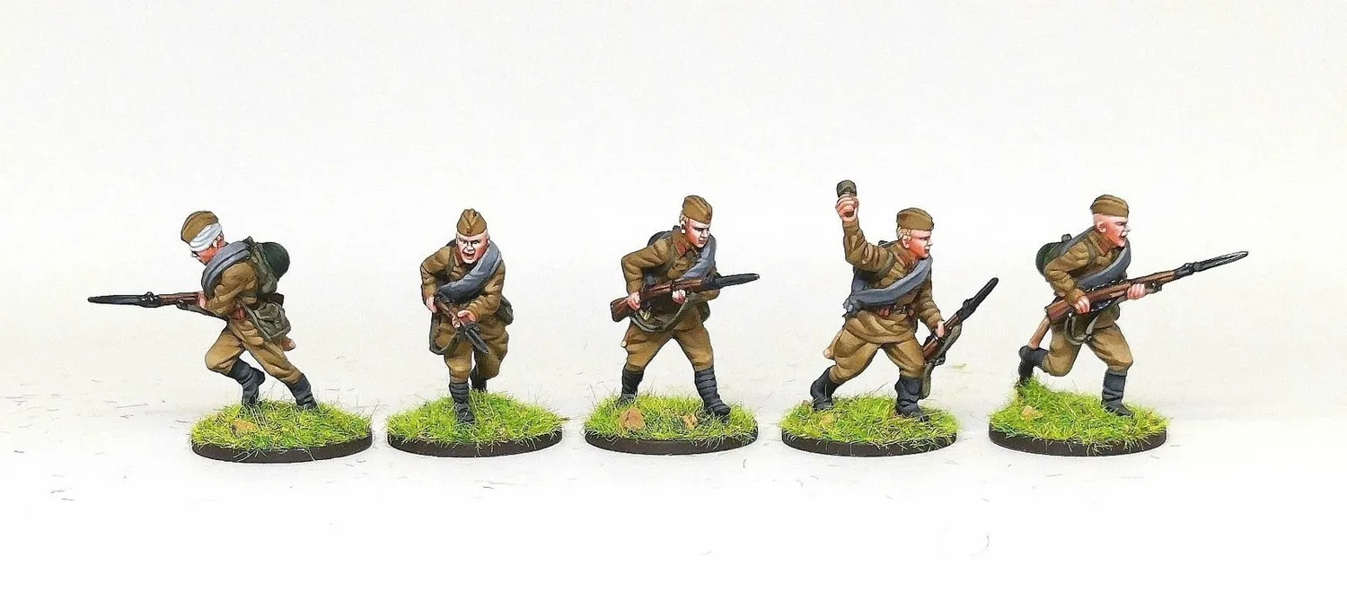 Ares Wargames Infanterie soviétique 1939-1941 figurines métal 28 mm