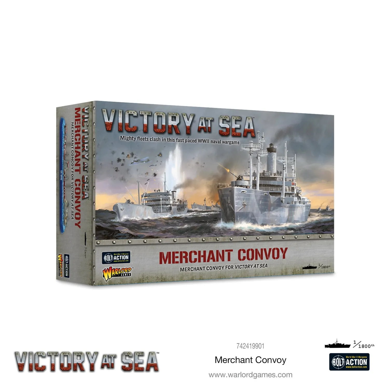 Victory at Sea Merchant Convoy coffret navires marchands x7