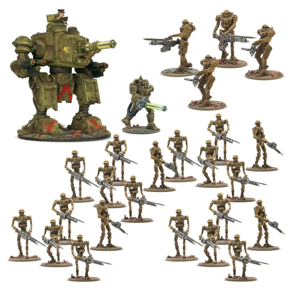 Bolt Action Konflikt 47 Commonwealth Automated Battalion armée