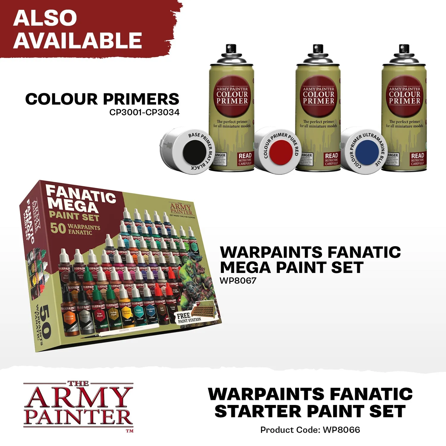 Army Painter Warpaints Fanatic Starter set peinture