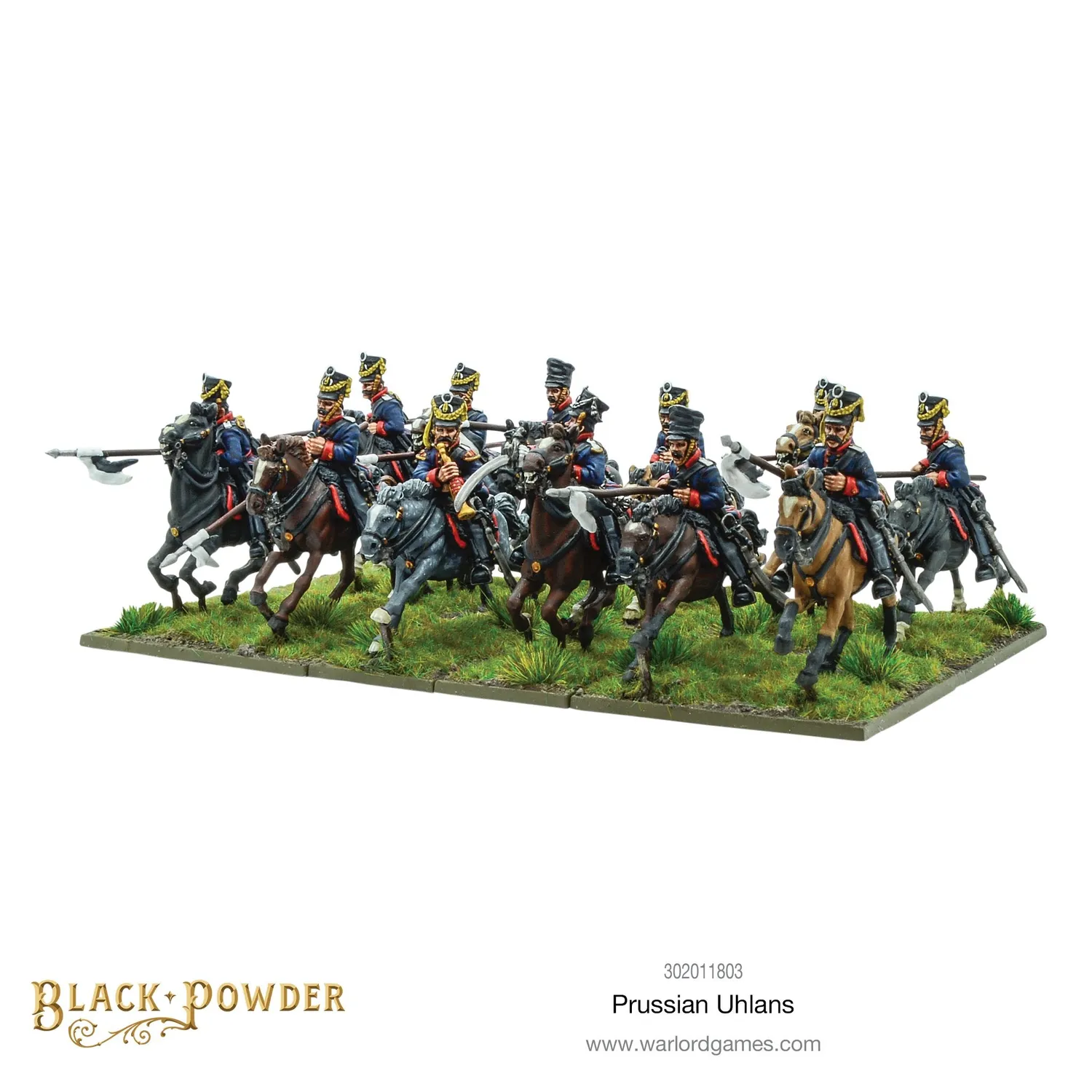 Bolt Action Black Powder Prussian Uhlans figurines résine x12