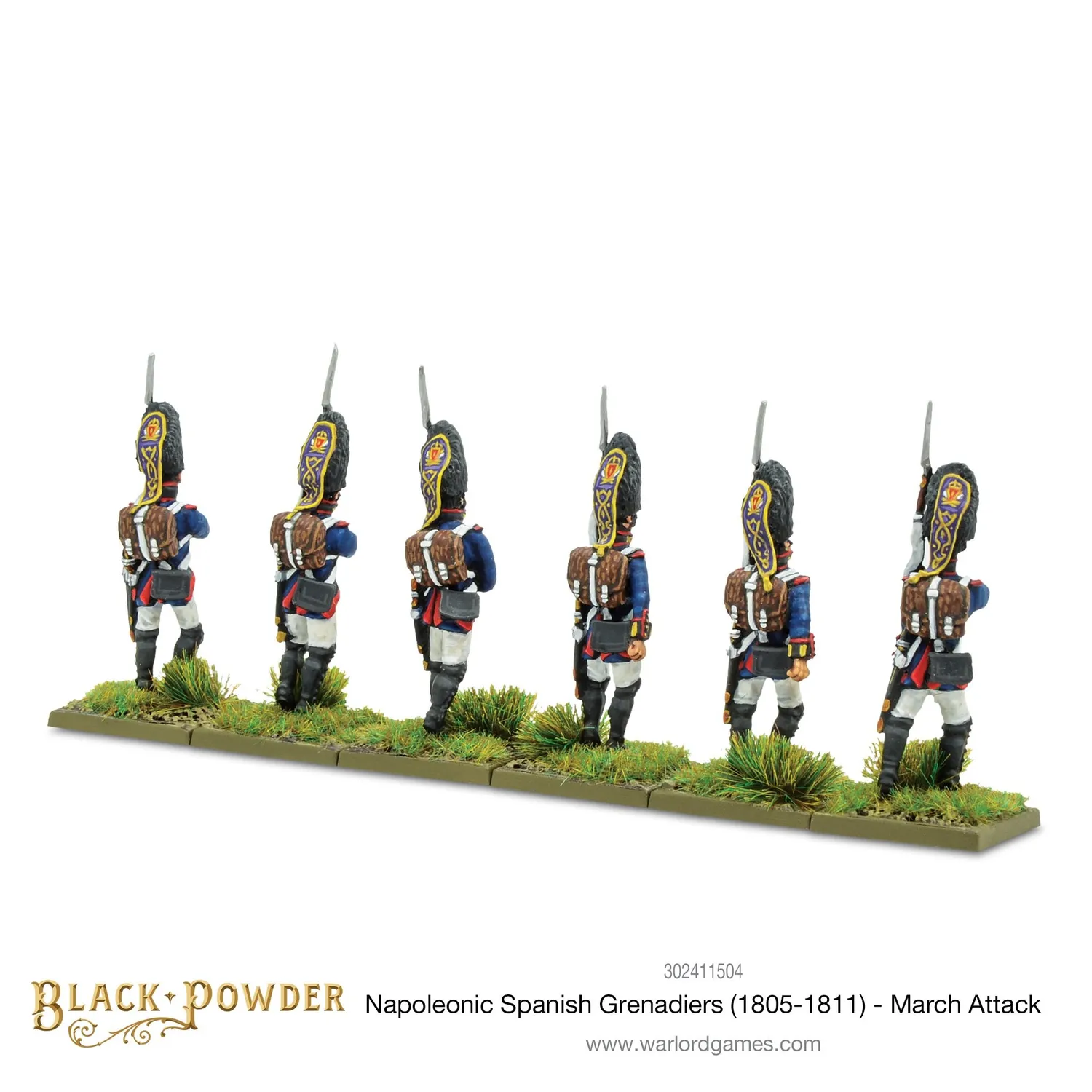 Bolt Action Black Powder Grenadiers Espagnols 1805-1811 figurines résine