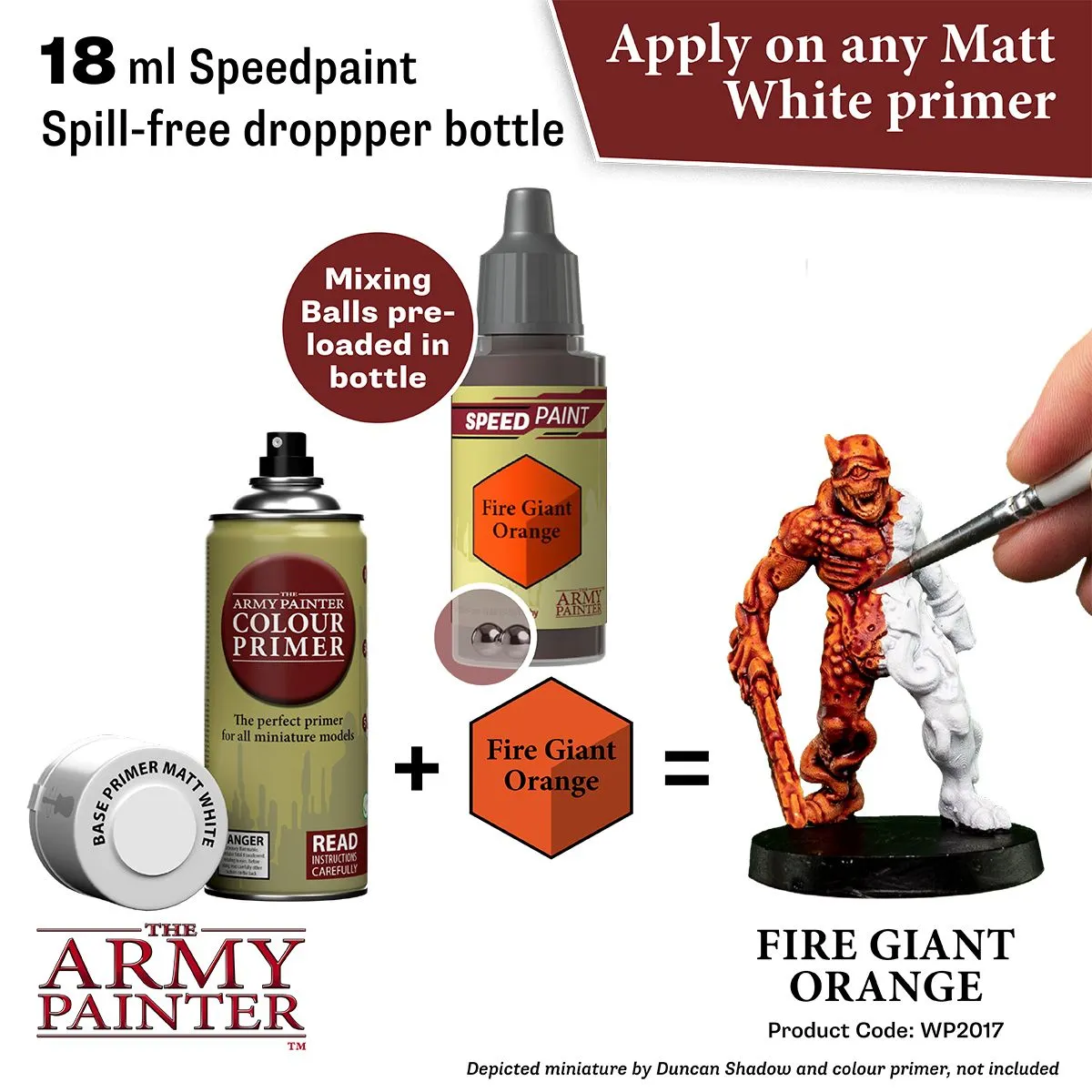 Army Painter Speedpaint Fire Giant Orange peinture orange
