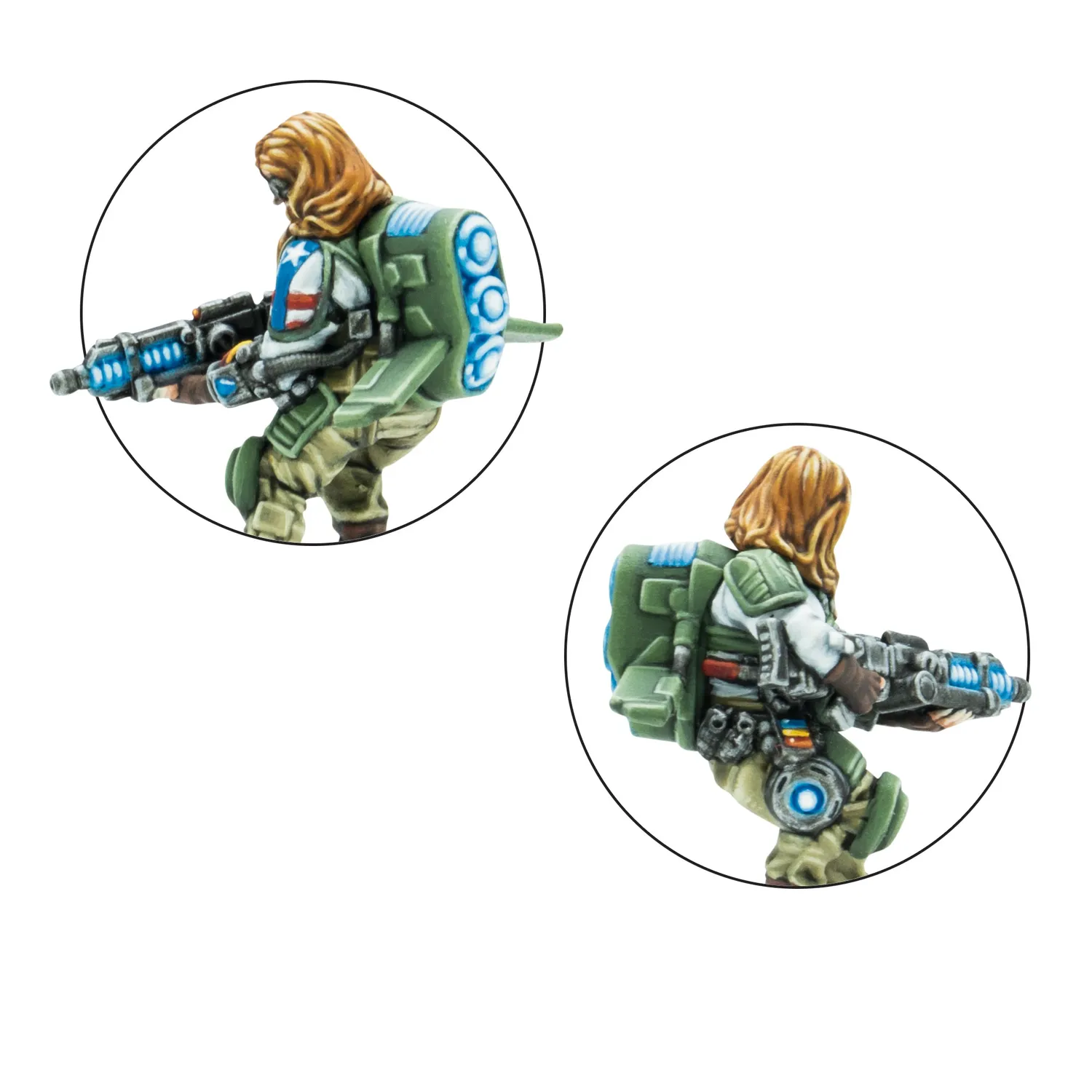 Bolt Action Konflikt 47 Roberta Wells figurine résine Firefly