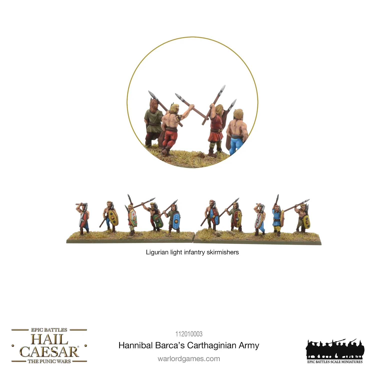 Hail Caesar Epic Battles Hannibal Barca armée carthaginoise