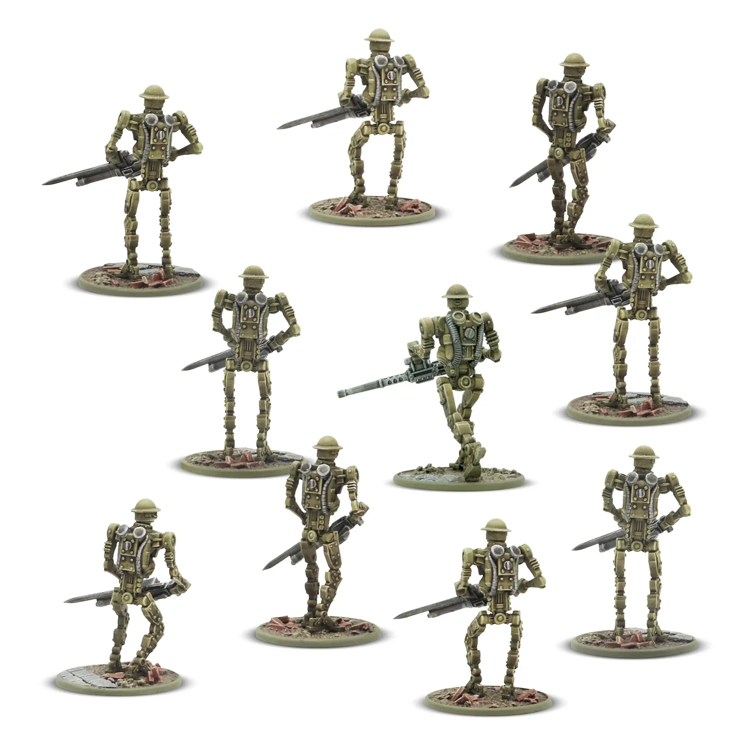 Bolt Action Konflikt ’47 Automated Infantry platoon boîte plastique