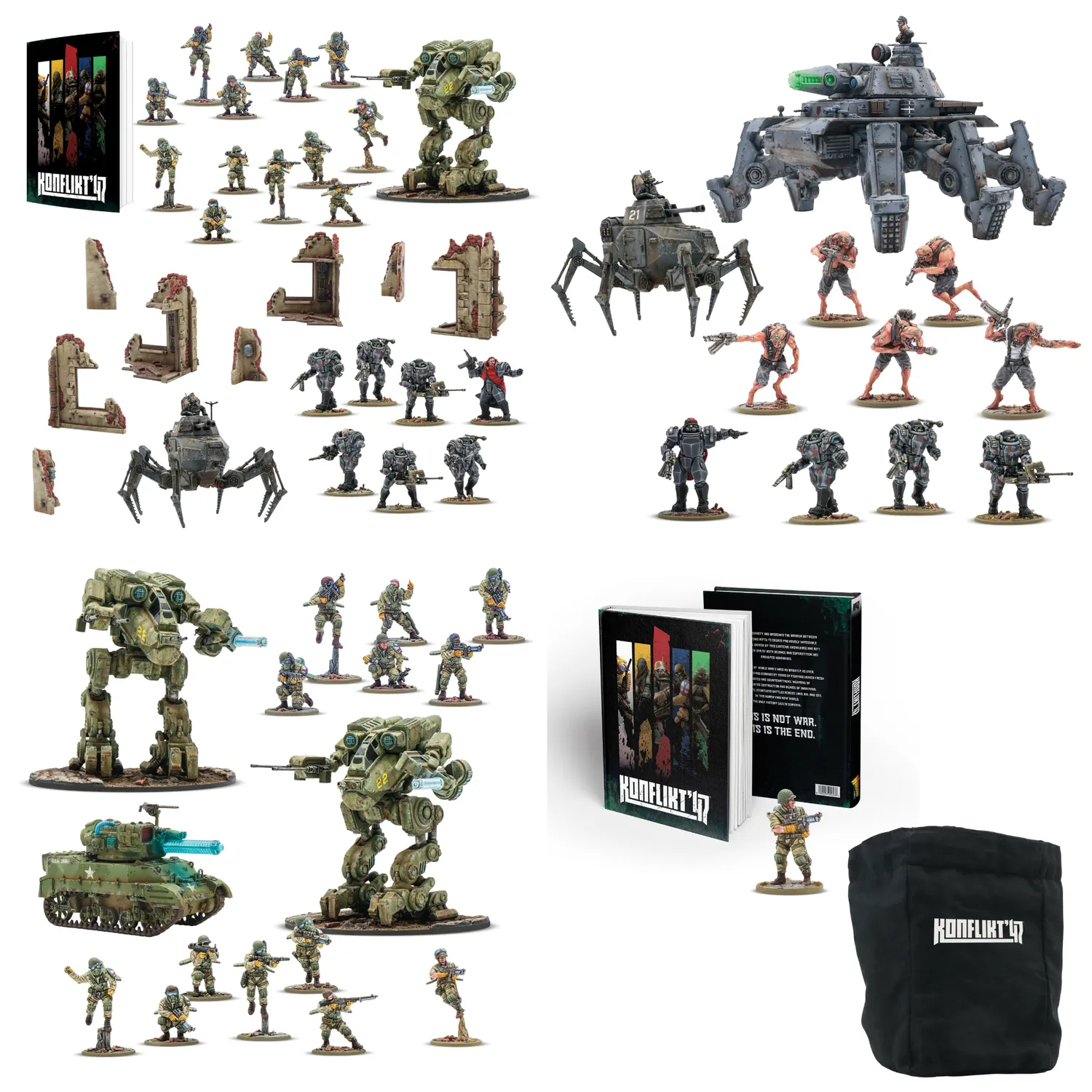 Bolt Action Konflikt 47 Rift Buster Mega Bundle jeu plastique