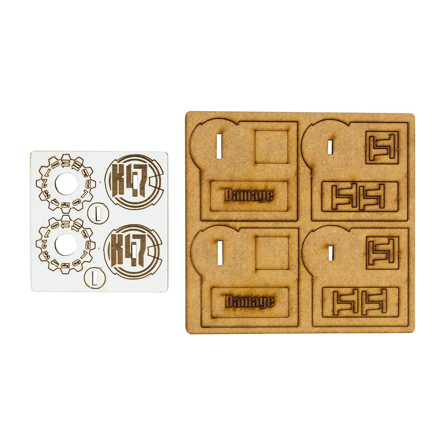 Konflikt '47 MDF Vehicle Pin Markers marqueurs véhicule 2 pièces