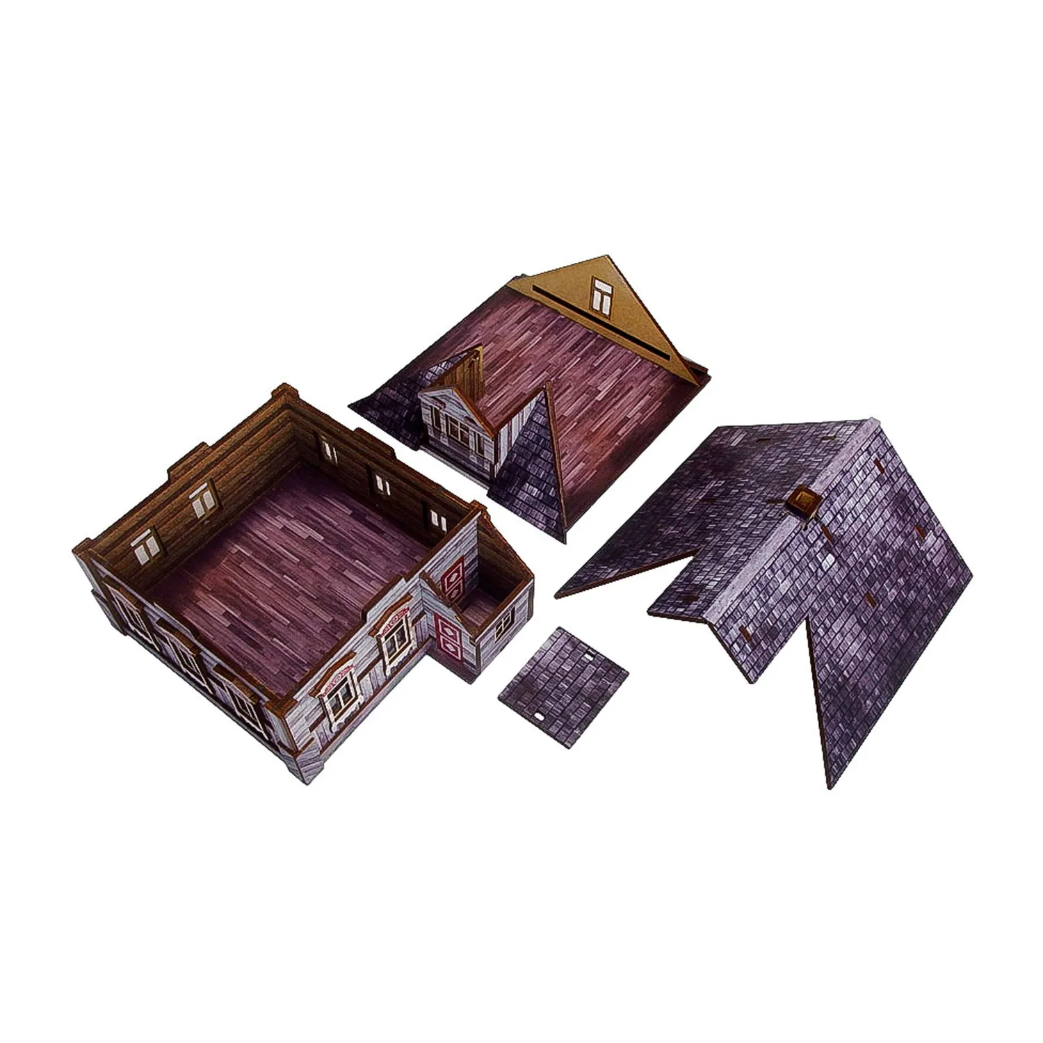 Bolt Action Ostfront Village dacha blanche décor prépeint