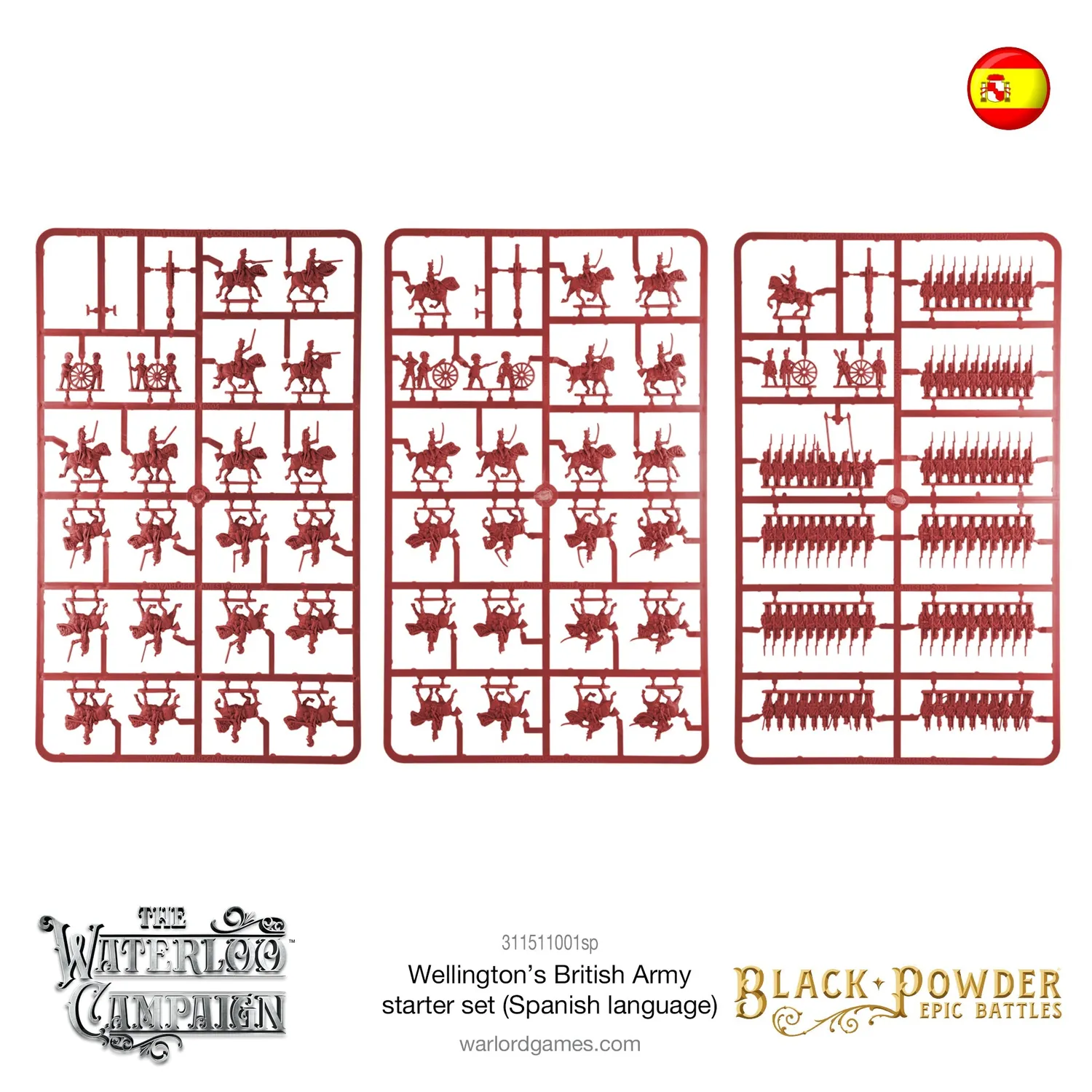 Black Powder Epic Battles Waterloo Wellington's British Army starter set plastique
