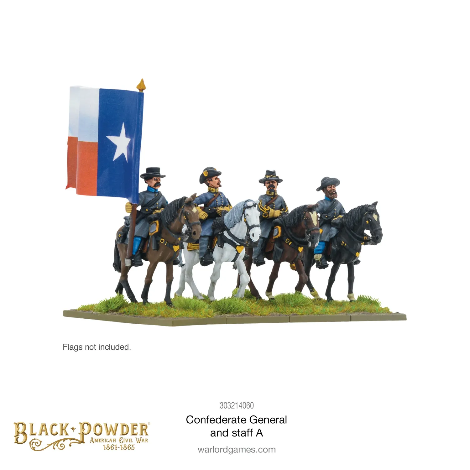 Warlord Games Black Powder Général confédéré A figurines métal