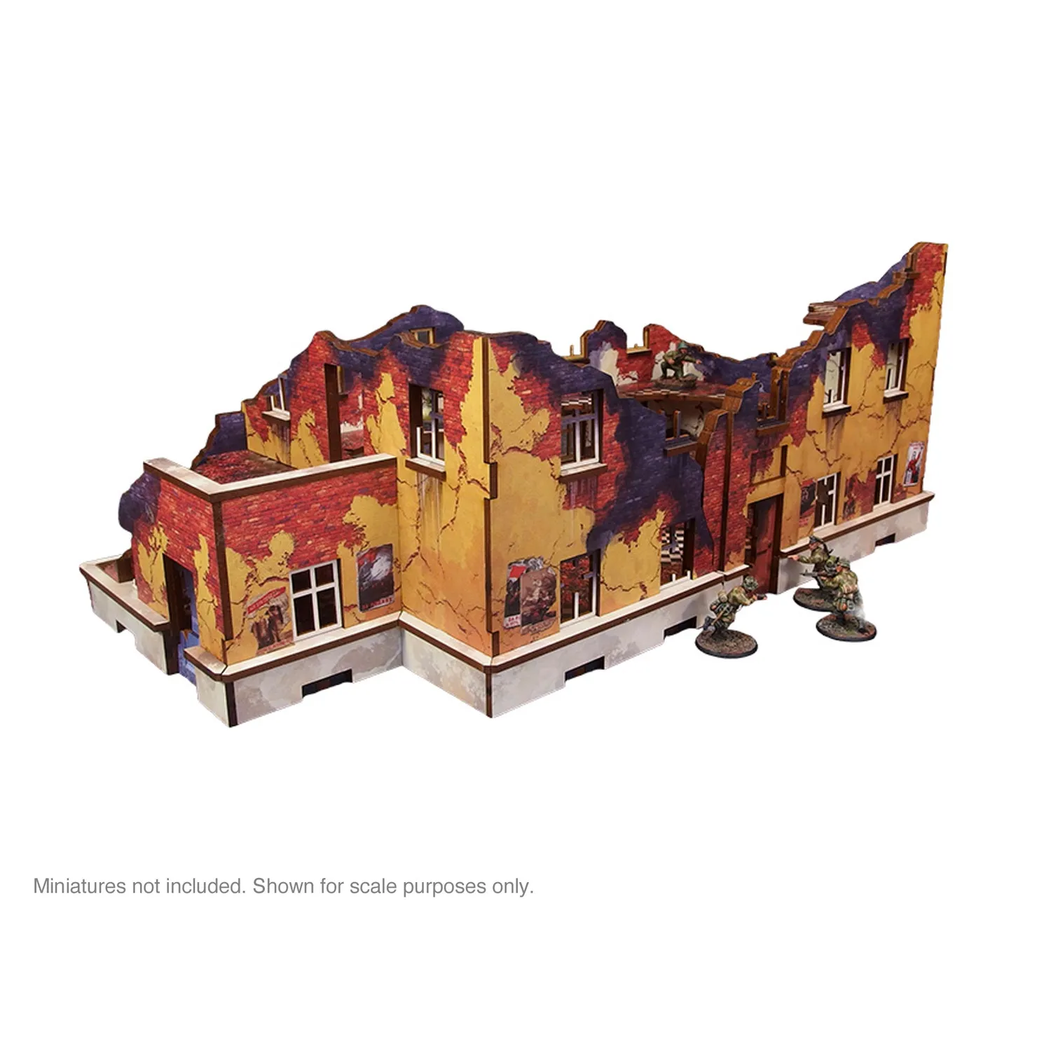 Bolt Action Ostfront Stalingrad School décor prépeint bundle ruines