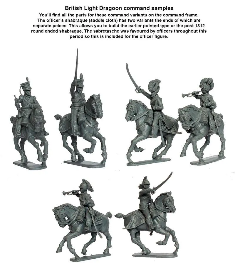Perry Miniatures Light Dragoons 1808-1815 coffret 14 cavaliers plastique