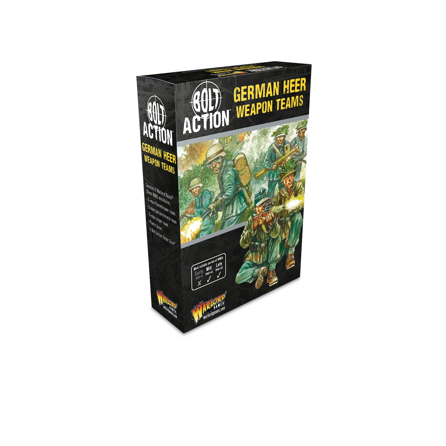 Bolt Action German Heer weapon teams équipes d’armes