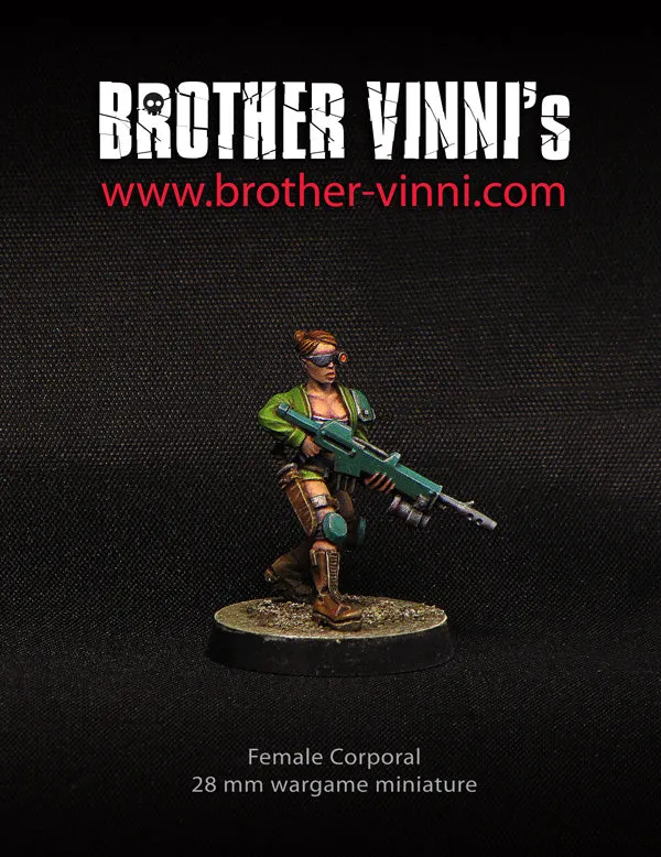 Brother Vinni Corporal Guard figurine résine 28mm garde