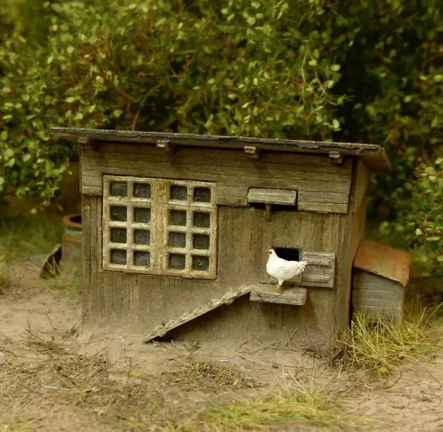 Albion Henhouse H0 kit poulailler miniature 1 pièce