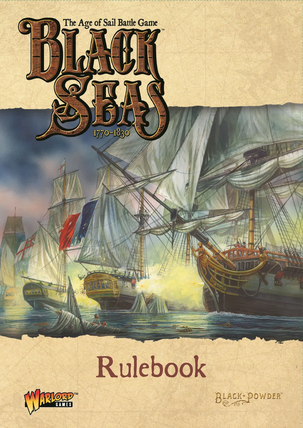 Black Seas Rulebook livre règles + Sea Wolf 28mm