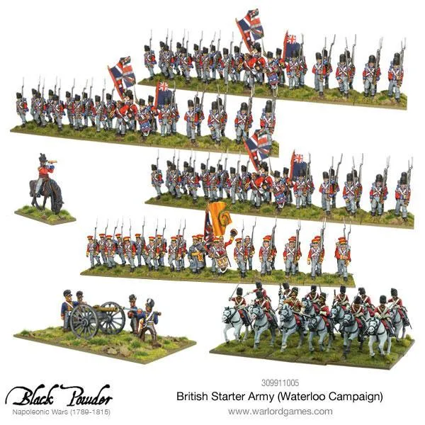 Bolt Action Black Powder Napoleonic British starter army armée Waterloo