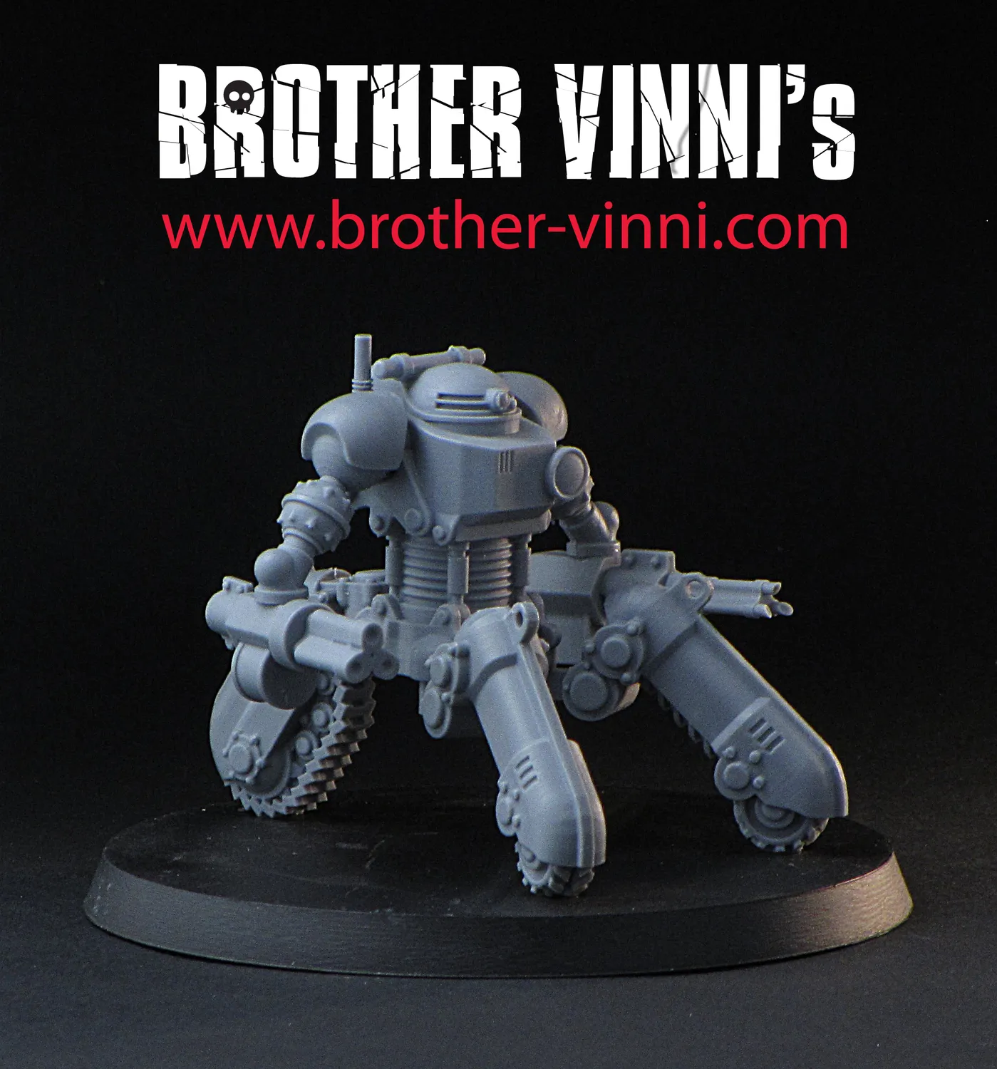 Brother Vinni Tricycle Robot figurine 28mm résine