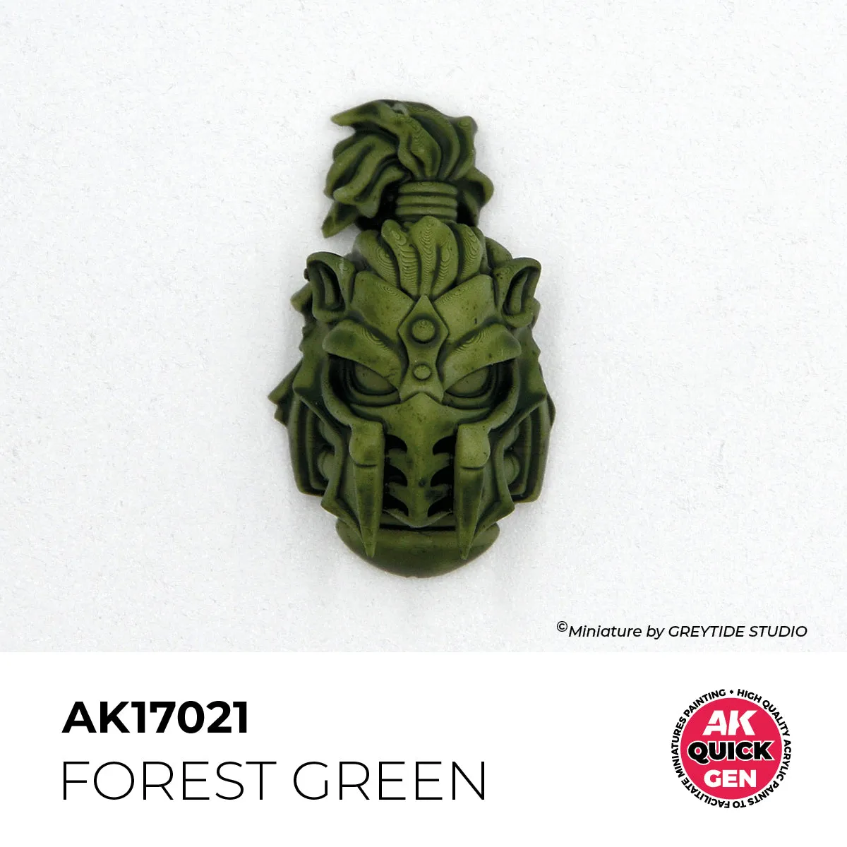 AK Interactive QuickGen Forest Green peinture acrylique 18 ml contraste