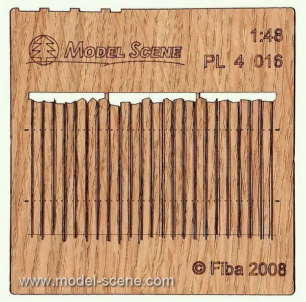 Albion Wooden Fence Irregular Cut I barrière miniature lot 2