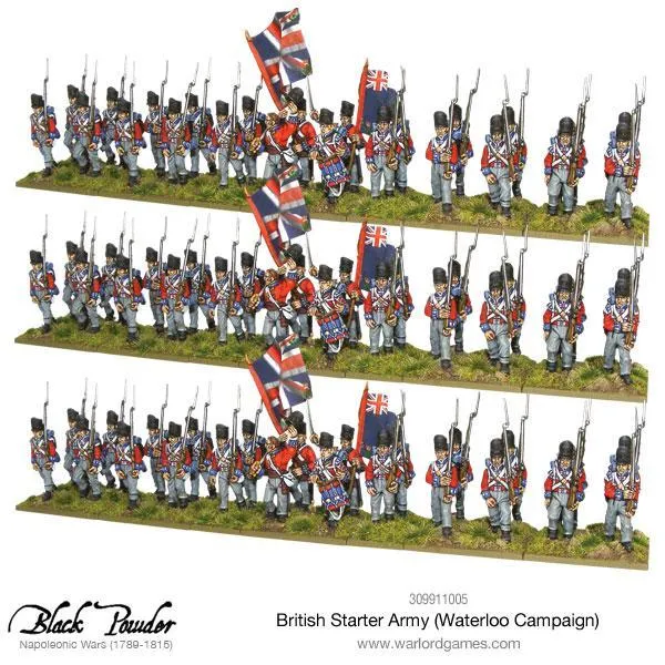 Bolt Action Black Powder Napoleonic British starter army armée Waterloo