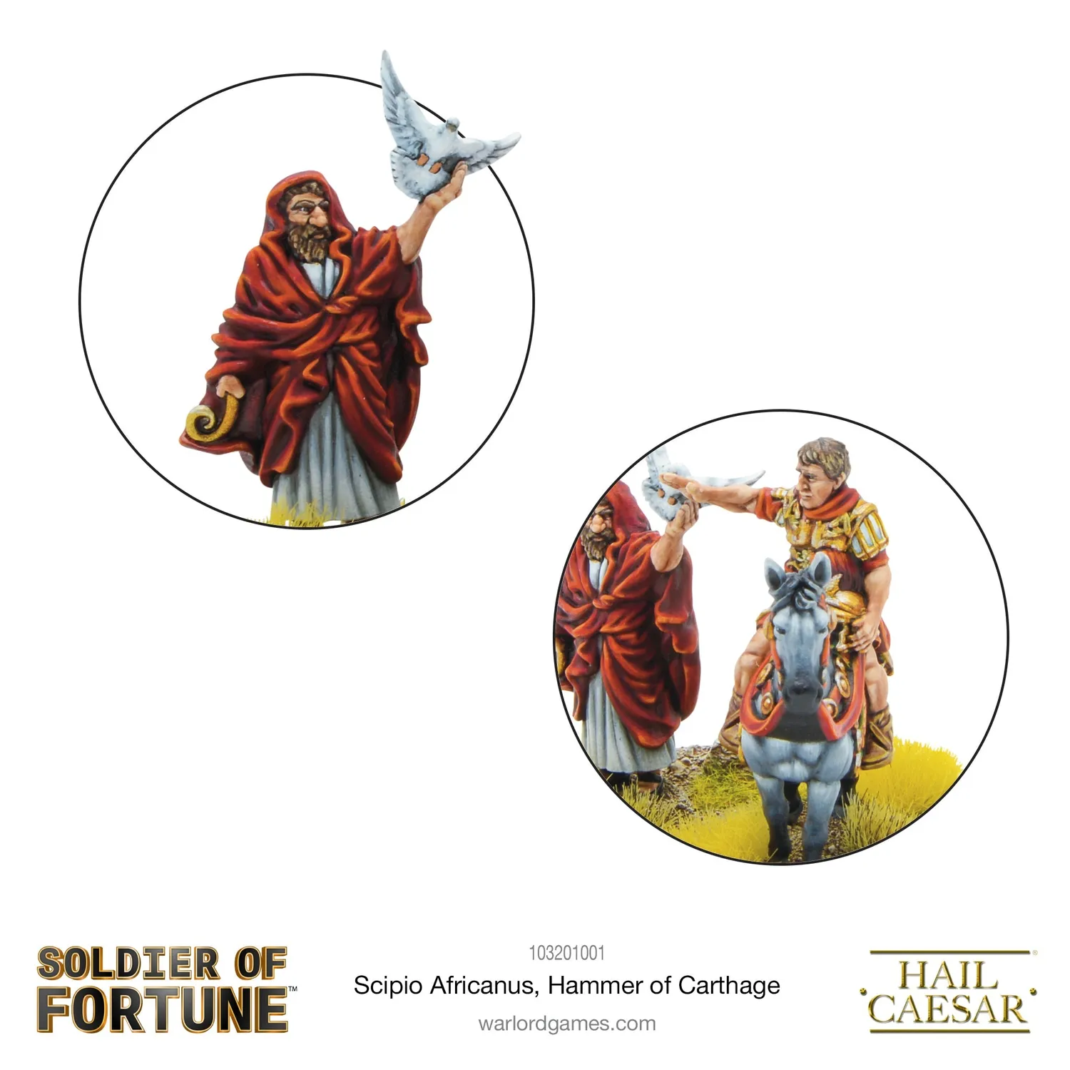 Warlord Soldier of Fortune 013 figurine Scipio Africanus résine